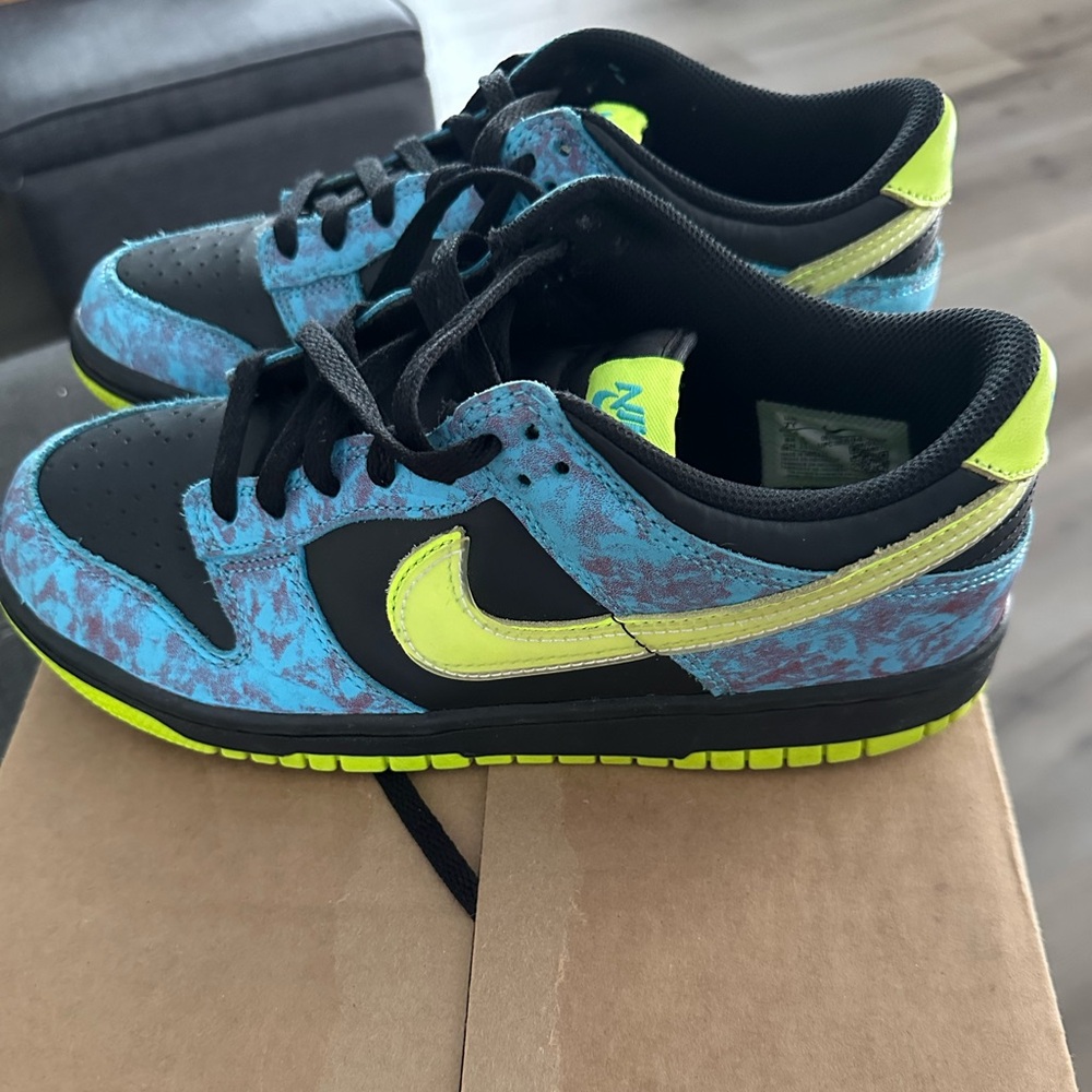 Nike Dunk Low Acid Wash Baltic Blue 7Y